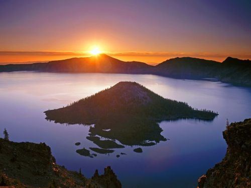 Crater lake