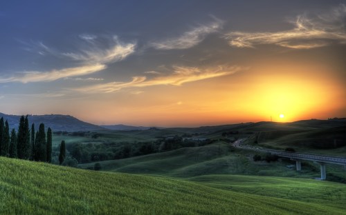 farm country and meadows - w026