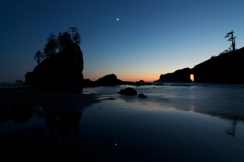 Last Light at Second Beach